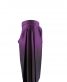 卒業式袴単品レンタル[刺繍]紫×濃紫ぼかしに花とリボン刺繍[身長143-147cm]No.781